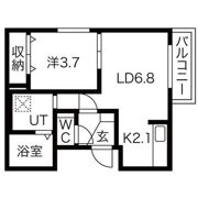 COLORE SHIROISHI (コローレ白石)の間取り画像