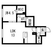 CIEL北11条(シエル)の間取り画像