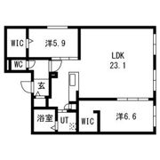 CIEL北11条(シエル)の間取り画像