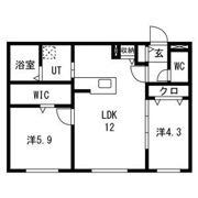 Premier ist Nakanoshima(プレミアイスト)の間取り画像