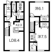 センキ2の間取り画像