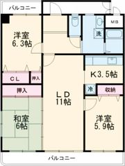 T’s Marcher(ティーズマルシェ)の間取り画像