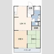 リバティはやのA・Bの間取り画像