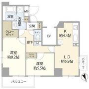 相模原第2ダイヤモンドマンションの間取り画像