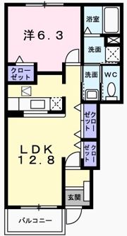 ストリート秋桜の間取り画像