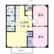 朝日ハイツBの間取り画像