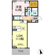 ヴィラH＆Hの間取り画像