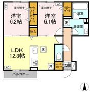 カーサ カンナの間取り画像