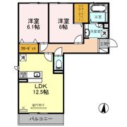 メゾンシャトー神照の間取り画像