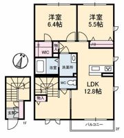 アリエッタ A棟の間取り画像