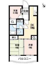 ノーブルクレインの間取り画像