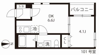 ハーモニーテラス高道町Ⅵの間取り画像