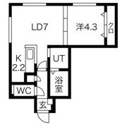 MulberryField O.6(マルベリーフィールドオーロク)の間取り画像