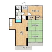 グランディール平和・の間取り画像