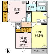メゾン柊 Bの間取り画像