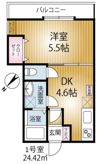 AQUE24の間取り画像