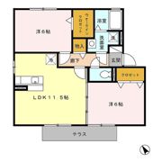 セジュールK’s Ⅰの間取り画像