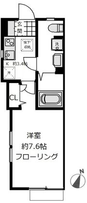 フェリーチェ妙蓮寺の間取り画像