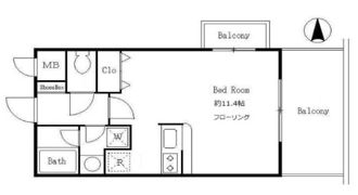 サンクレール高井戸の間取り画像