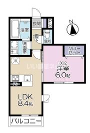フェリーチェ新川崎の間取り画像