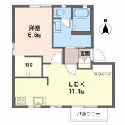 ディアス シャイン Bの間取り画像