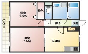 アムール樟の間取り画像