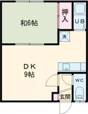 メゾン竹山の間取り画像