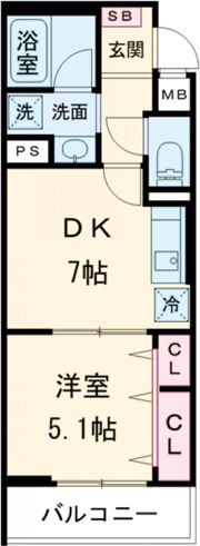 ファルケ ヴィラの間取り画像