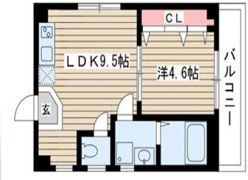エスポワール加納町の間取り画像