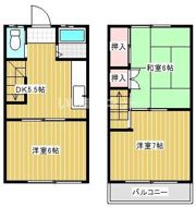 コーポうしむらⅢの間取り画像