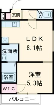 フジパレス東花園の間取り画像