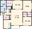 クラージュ双葉の間取り画像