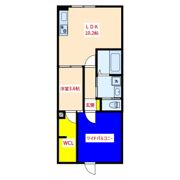 (仮称)隼人町真孝松山3249AP A棟の間取り画像