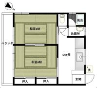 さつき荘の間取り画像