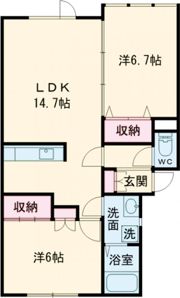 メゾンヴィマーラの間取り画像