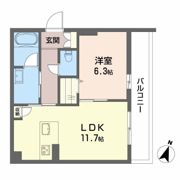 プラザ新鳥栖の間取り画像