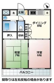 坂戸住宅の間取り画像
