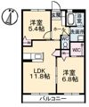 コートドール浜田の間取り画像