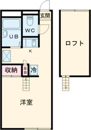 パルテ大濠S棟の間取り画像
