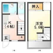 アパートメントP．I．の間取り画像