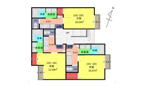 フォーレ大和田の間取り画像