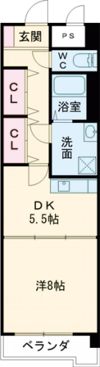 ミカーサ安島の間取り画像
