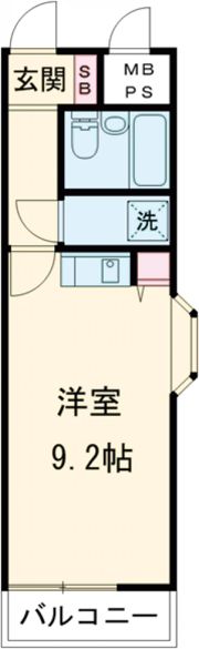 ライオンズマンション福生第三の間取り画像