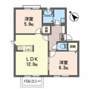 エミネンスCの間取り画像