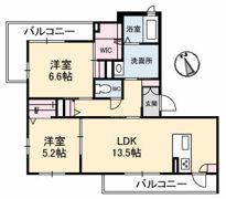 ヴィラ くららの間取り画像