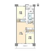 UURコート茨木東中条の間取り画像