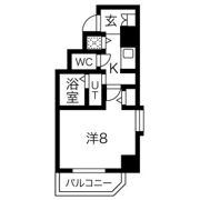 プレシャス名駅※FR1か月&初回保証料無料&保険料1年分負担キャンペーン中の間取り画像