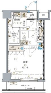 クレヴィスタ大島Ⅰの間取り画像