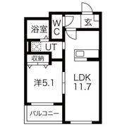 ハートフルマンション上野の間取り画像