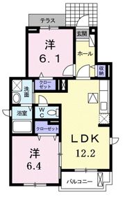 サングレイスBの間取り画像